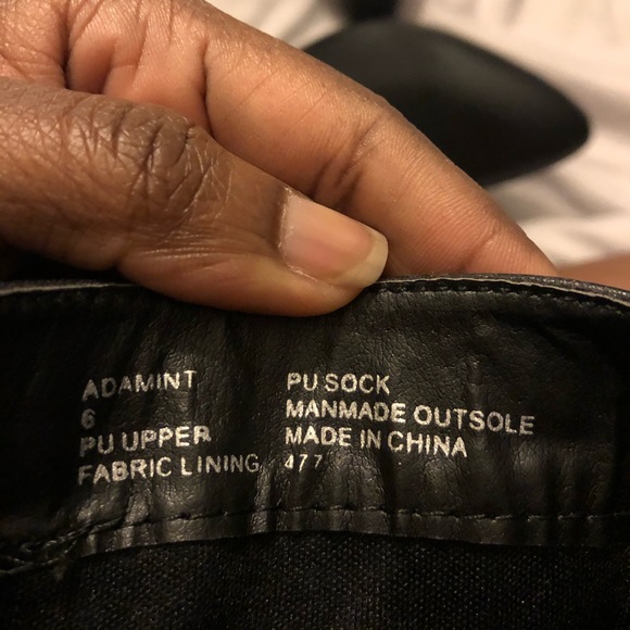 Black Steve Madden wedge boots - Picture 4 of 6